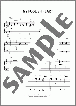 My Foolish Heart (arr. Gary Meisner)(Victor Young/Ned Washington) 楽譜 その他 ダウンロード