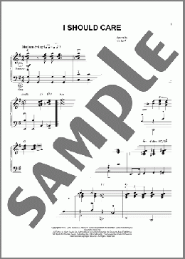I Should Care (arr. Gary Meisner)(Sammy Cahn/Paul Weston/Axel Stordahl) 楽譜 その他 ダウンロード