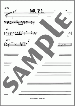 Mr. P.C.(John Coltrane) 楽譜 その他 ダウンロード