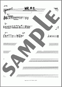 Mr. P.C.(John Coltrane) 楽譜 その他 ダウンロード
