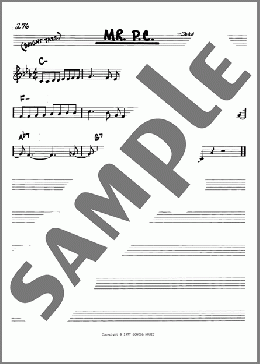 Mr. P.C.(John Coltrane) 楽譜 その他 ダウンロード