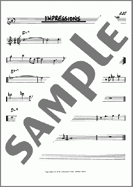 Impressions(John Coltrane) 楽譜 その他 ダウンロード