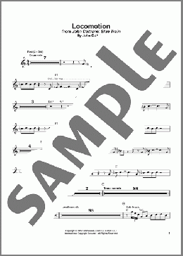 Locomotion(Lee Morgan) 楽譜 トランペット（ソロ） ダウンロード