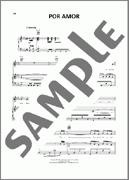 Por Amor(Rafael Solano) 楽譜 ピアノ & ボーカル & ギター ダウンロード