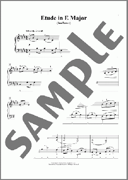 Etude In E Major (Sunflower)(Phillip Keveren) 楽譜 ピアノ（ソロ） ダウンロード
