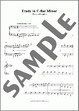 Etude In E-Flat Minor (Pizzicato Pumpkin)(Phillip Keveren) 楽譜 ピアノ（ソロ） ダウンロード