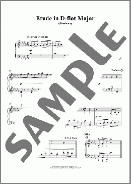 Etude In D-Flat Major (Footloose)(Phillip Keveren) 楽譜 ピアノ（ソロ） ダウンロード