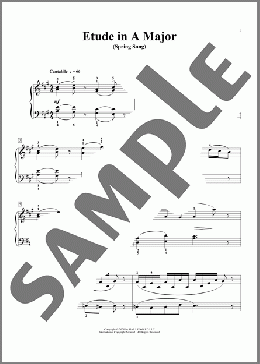 Etude In A Major (Spring Song)(Phillip Keveren) 楽譜 ピアノ（ソロ） ダウンロード
