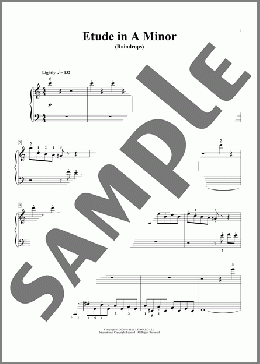 Etude In A Minor (Raindrops)(Phillip Keveren) 楽譜 ピアノ（ソロ） ダウンロード