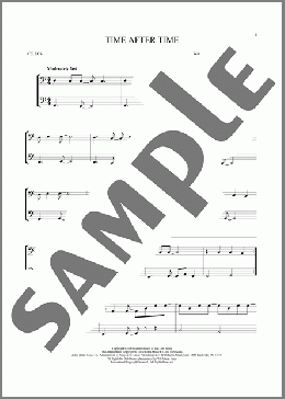 Time After Time(Cyndi Lauper) 楽譜 その他 ダウンロード