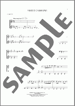 Sweet Caroline(Neil Diamond) 楽譜 その他 ダウンロード