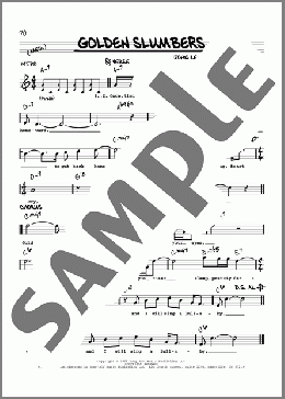 Golden Slumbers [Jazz version](The Beatles) 楽譜 その他 ダウンロード