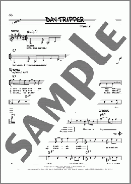 Day Tripper [Jazz version](The Beatles) 楽譜 その他 ダウンロード