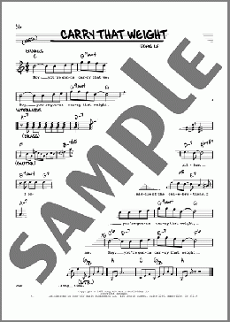 Carry That Weight [Jazz version](The Beatles) 楽譜 その他 ダウンロード