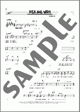 Ask Me Why [Jazz version](The Beatles) 楽譜 その他 ダウンロード