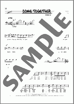 Come Together [Jazz version](The Beatles) 楽譜 その他 ダウンロード