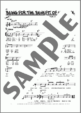 Being For The Benefit Of Mr. Kite [Jazz version](The Beatles) 楽譜 その他 ダウンロード