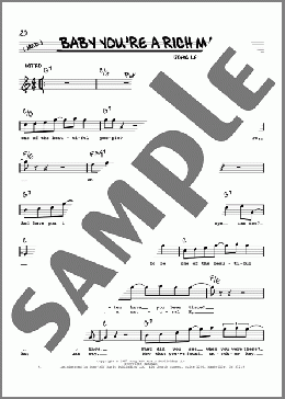 Baby You're A Rich Man [Jazz version](The Beatles) 楽譜 その他 ダウンロード