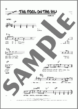 The Fool On The Hill [Jazz version](The Beatles) 楽譜 その他 ダウンロード