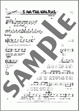 I Am The Walrus [Jazz version](The Beatles) 楽譜 その他 ダウンロード
