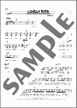 Lovely Rita [Jazz version](The Beatles) 楽譜 その他 ダウンロード