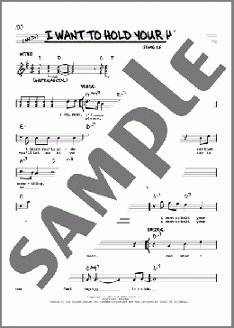 I Want To Hold Your Hand [Jazz version](The Beatles) 楽譜 その他 ダウンロード