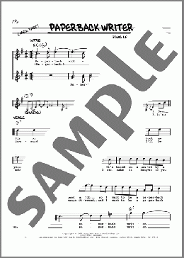 Paperback Writer [Jazz version](The Beatles) 楽譜 その他 ダウンロード