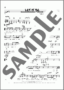 Let It Be [Jazz version](The Beatles) 楽譜 その他 ダウンロード
