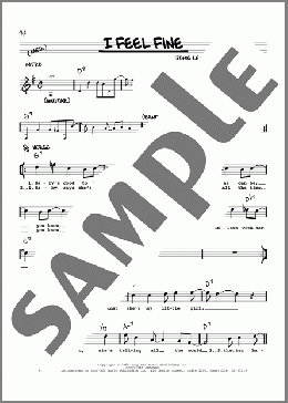 I Feel Fine [Jazz version](The Beatles) 楽譜 その他 ダウンロード