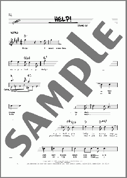 Help! [Jazz version](The Beatles) 楽譜 その他 ダウンロード