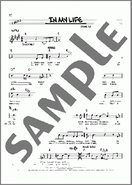 In My Life [Jazz version](The Beatles) 楽譜 その他 ダウンロード