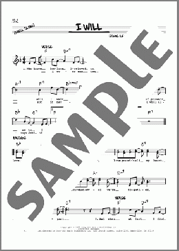 I Will [Jazz version](The Beatles) 楽譜 その他 ダウンロード