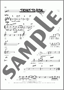 Ticket To Ride [Jazz version](The Beatles) 楽譜 その他 ダウンロード