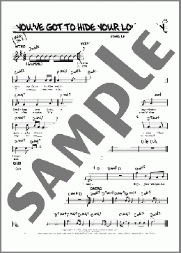You've Got To Hide Your Love Away [Jazz version](The Beatles) 楽譜 その他 ダウンロード