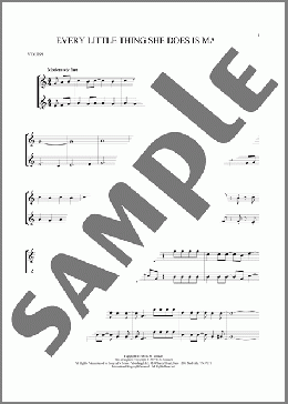 Every Little Thing She Does Is Magic(The Police) 楽譜 その他 ダウンロード