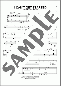 I Can't Get Started [Jazz version] (arr. Brent Edstrom)(Vernon Duke/Ira Gershwin/Ira Gershwin and Vernon Duke) 楽譜 ピアノ & ボーカル ダウンロード