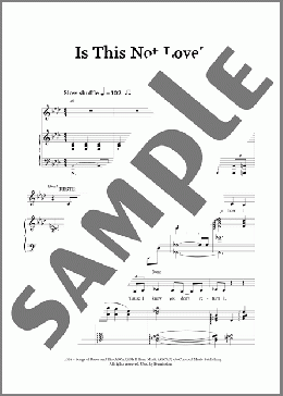 Is This Not Love? (from Twelfth Night)(Shaina Taub) 楽譜 ピアノ & ボーカル ダウンロード
