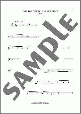 The Sorcerer's Apprentice (from Fantasia)(Paul Dukas) 楽譜 その他 ダウンロード