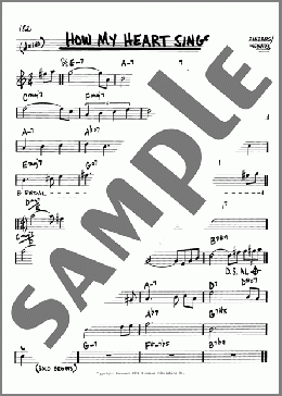 How My Heart Sings(Bill Evans) 楽譜 その他 ダウンロード