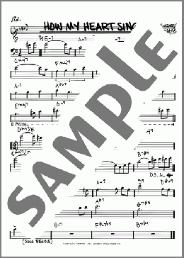 How My Heart Sings(Bill Evans) 楽譜 その他 ダウンロード