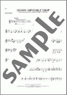 Mission: Impossible Theme(Lalo Schifrin) 楽譜 その他 ダウンロード