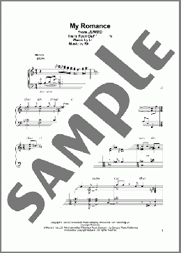 My Romance (from Jumbo)(Bill Evans) 楽譜 ピアノ（ソロ） ダウンロード