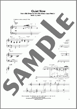 Quiet Now(Bill Evans) 楽譜 ピアノ（ソロ） ダウンロード