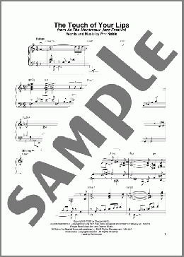 The Touch Of Your Lips(Bill Evans) 楽譜 ピアノ（ソロ） ダウンロード