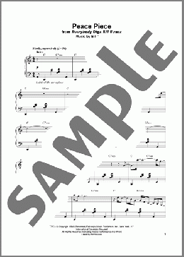 Peace Piece(Bill Evans) 楽譜 ピアノ（ソロ） ダウンロード