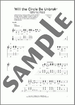 Will The Circle Be Unbroken (arr. Fred Sokolow)(Charles H. Gabriel/Ada R. Habershon) 楽譜 ギター（その他） ダウンロード