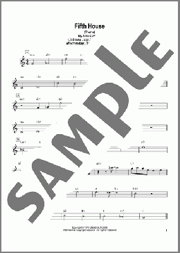 Fifth House(John Coltrane) 楽譜 テナーサックス（ソロ） ダウンロード