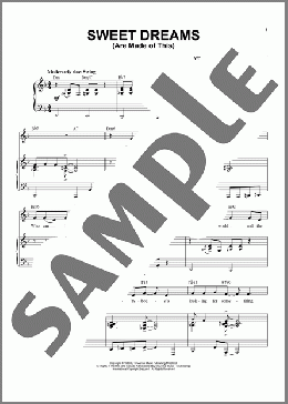 Sweet Dreams (Are Made Of This) [Jazz version] (arr. Brent Edstrom)(Eurythmics) 楽譜 ピアノ & ボーカル ダウンロード