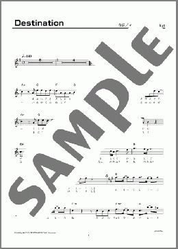 Destination(Janne Da Arc) 楽譜 メロディ ダウンロード