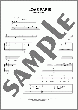 I Love Paris [Jazz version] (from Can-Can) (arr. Brent Edstrom)(Cole Porter) 楽譜 ピアノ & ボーカル ダウンロード
